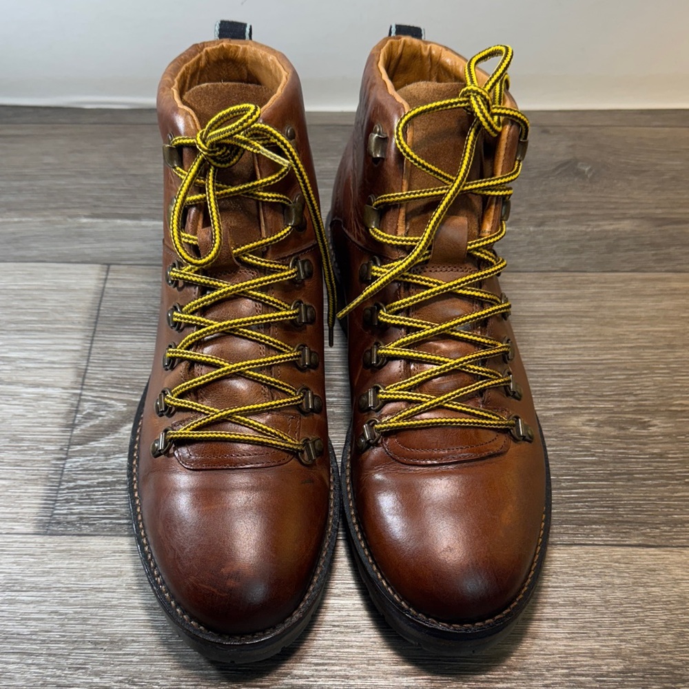 Shoe The Bear Copenhagen Brown Leather Boots men’s size 45 (s216)